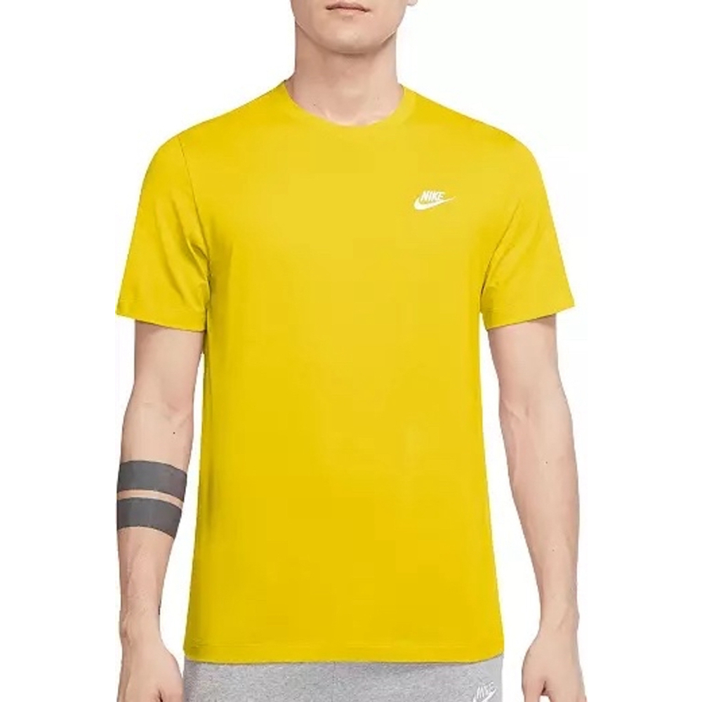 Nike Yellow Short Sleeve Tee Embroidered Logo